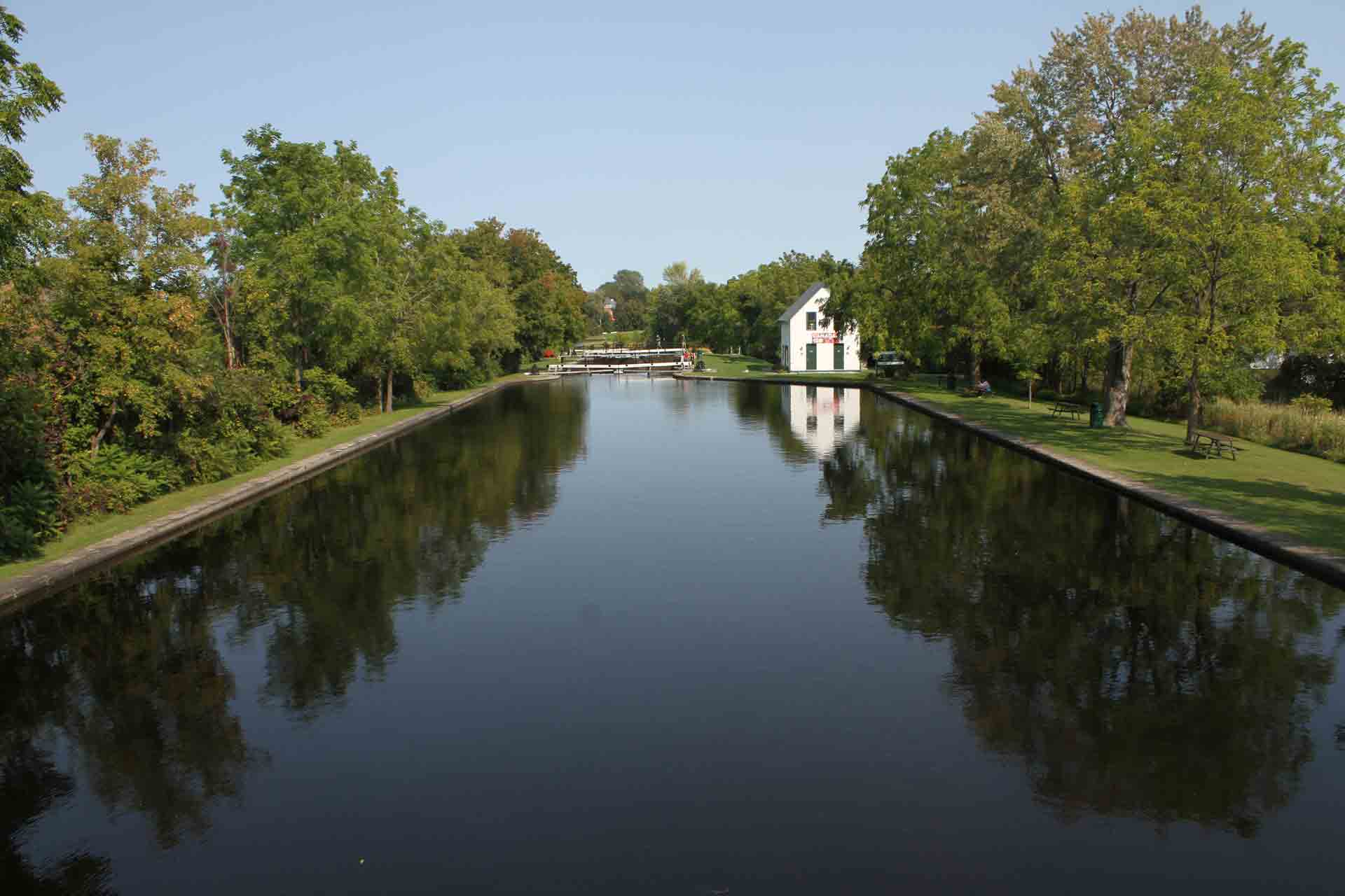 Lock Along the Canal